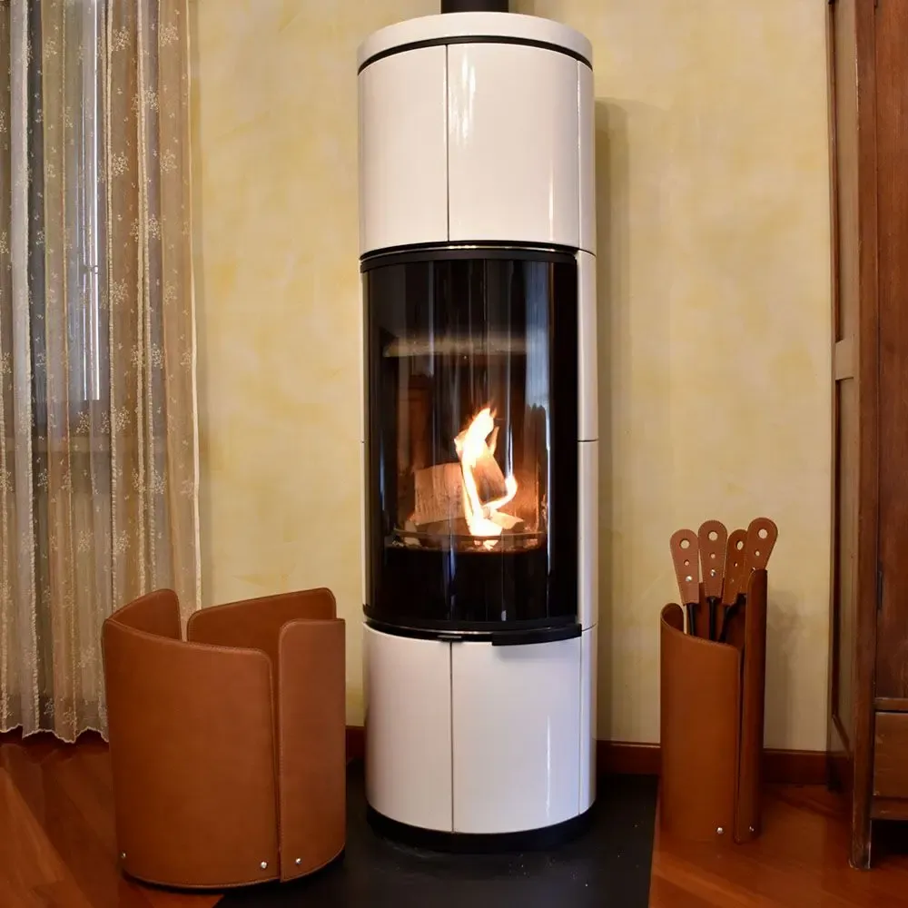 Design objects - Designer fireplace accessories in steel and leather ZEFIR - LIMAC DESIGN