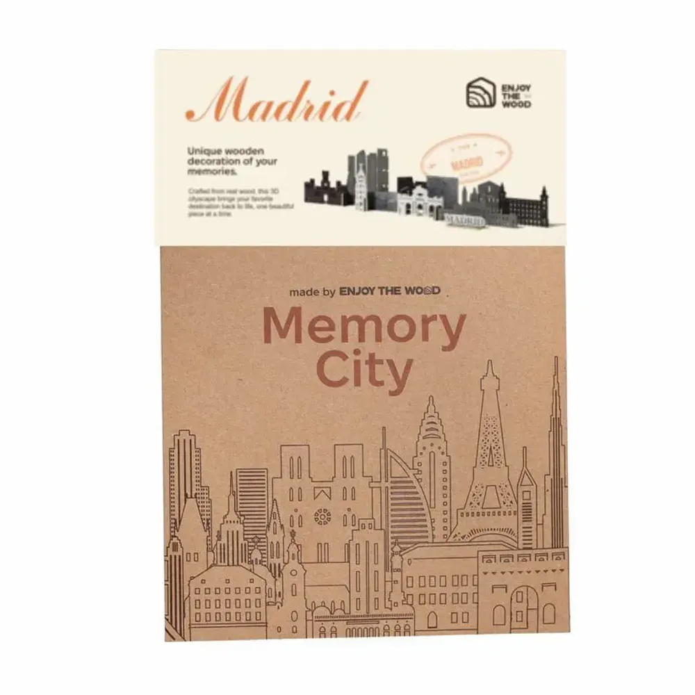 Objets de décoration - Ville Souvenir : Madrid - ENJOY THE WOOD