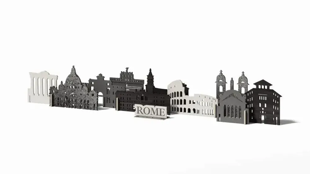 Objets de décoration - Ville Souvenir : Rome - ENJOY THE WOOD