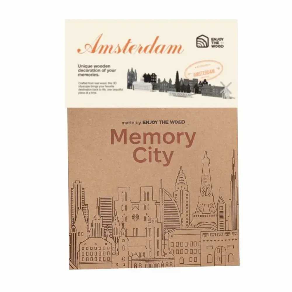Decorative objects - Memory City: Amsterdam - ENJOY THE WOOD