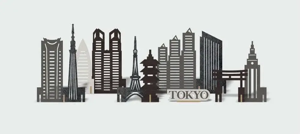 Objets de décoration - Ville Souvenir : Tokyo - ENJOY THE WOOD