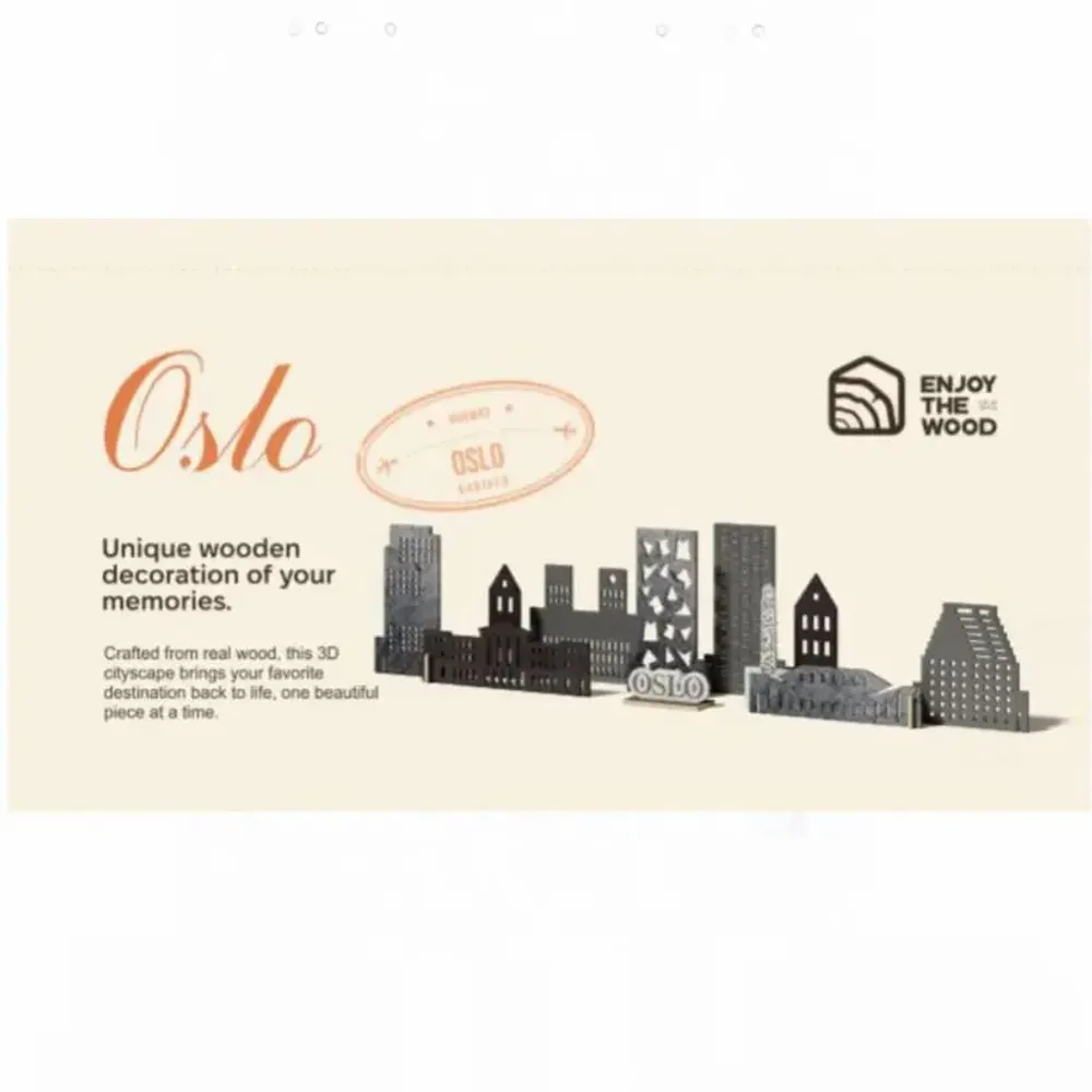 Objets de décoration - Ville Souvenir : Oslo - ENJOY THE WOOD