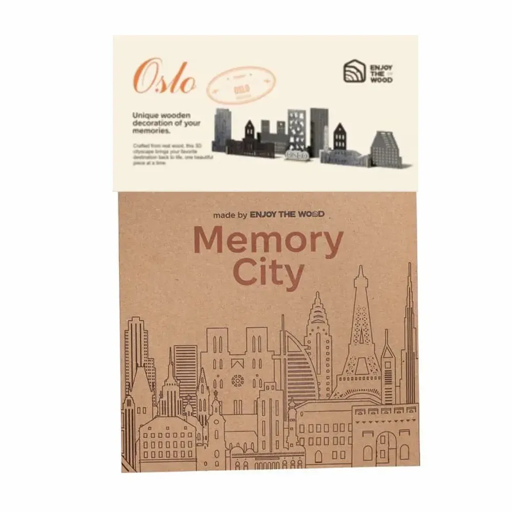 Objets de décoration - Ville Souvenir : Oslo - ENJOY THE WOOD