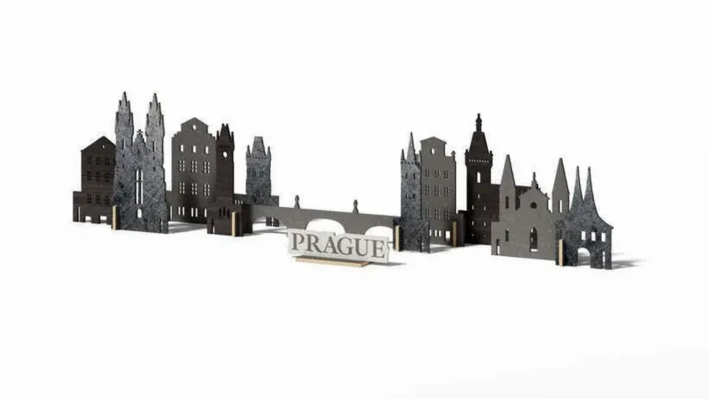Objets de décoration - Ville Souvenir : Prague - ENJOY THE WOOD