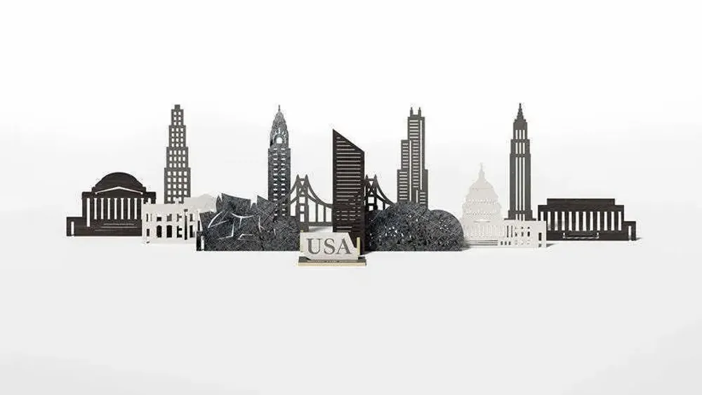 Decorative objects - Memory City: USA Buildings - ENJOY THE WOOD