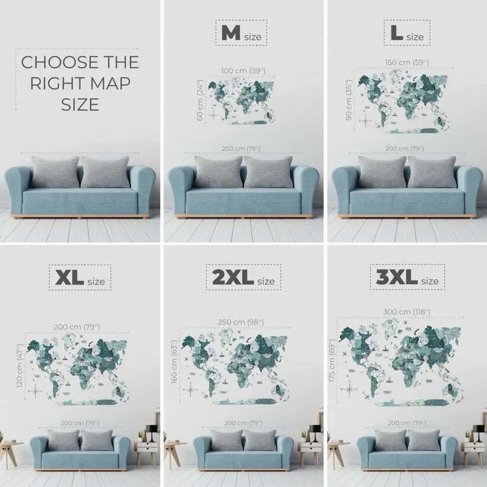 Autres décorations murales - Carte du monde en bois 3D Prime Aurora XL - ENJOY THE WOOD