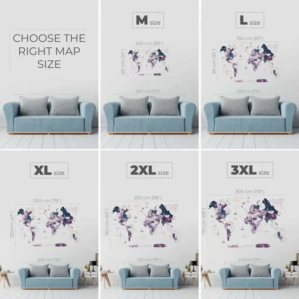 Other wall decoration - 3D Wooden World Map Prime Milky Way M - ENJOY THE WOOD