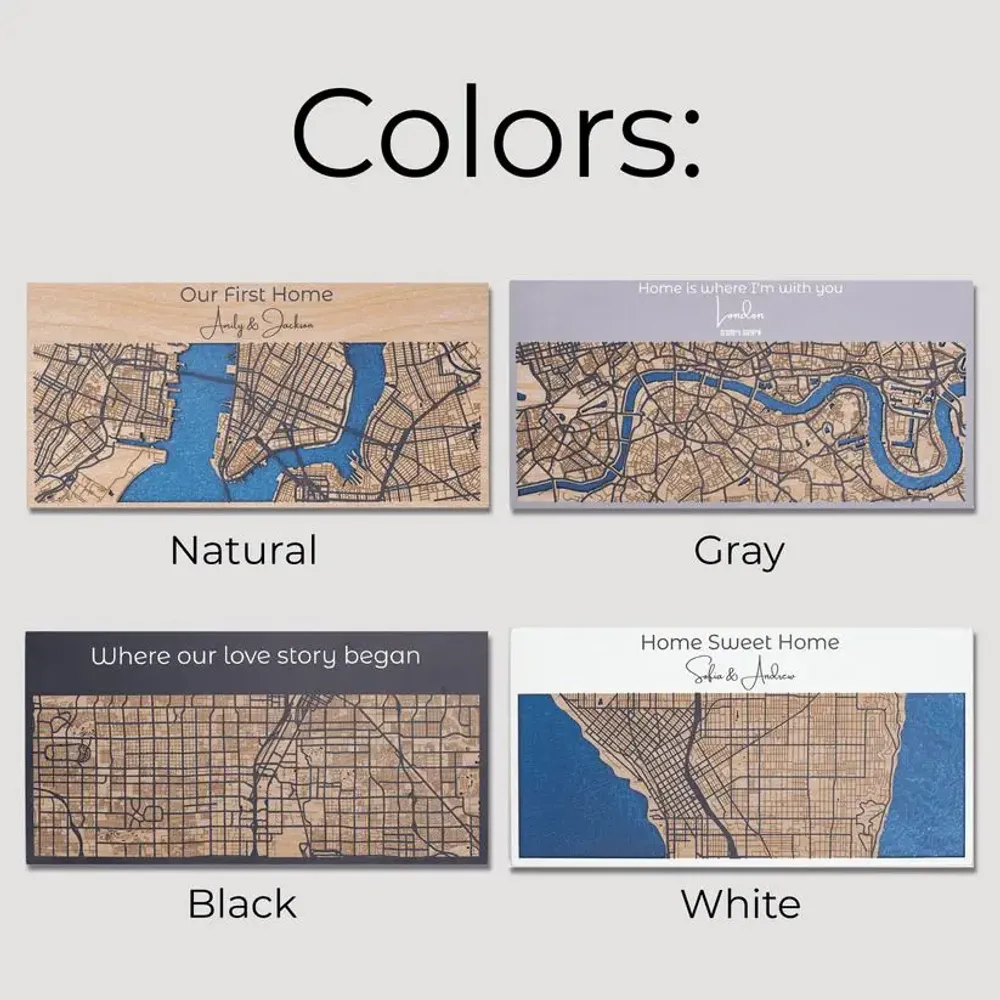 Other wall decoration - Wooden Key Holder XL Gray - ENJOY THE WOOD