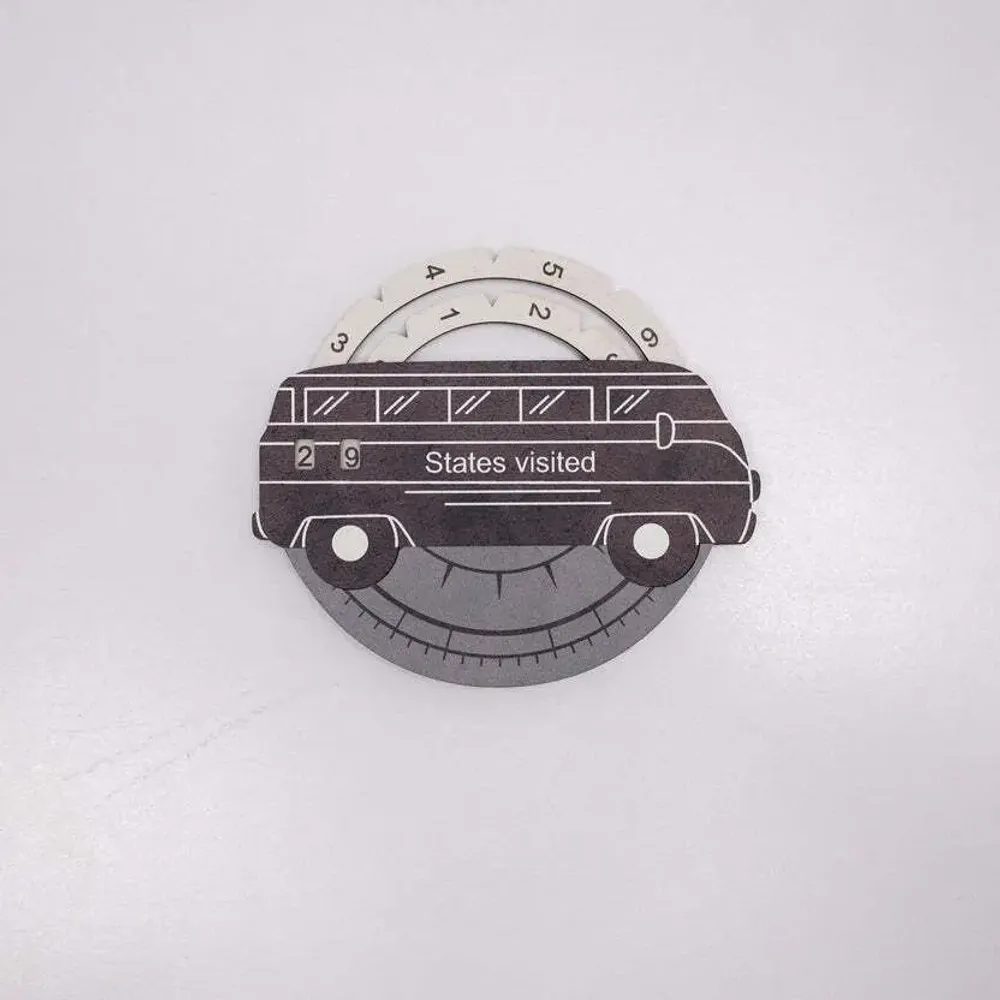 Objets de décoration - Carte des États-Unis en bois 3D Travel Tracker – Nordik - ENJOY THE WOOD