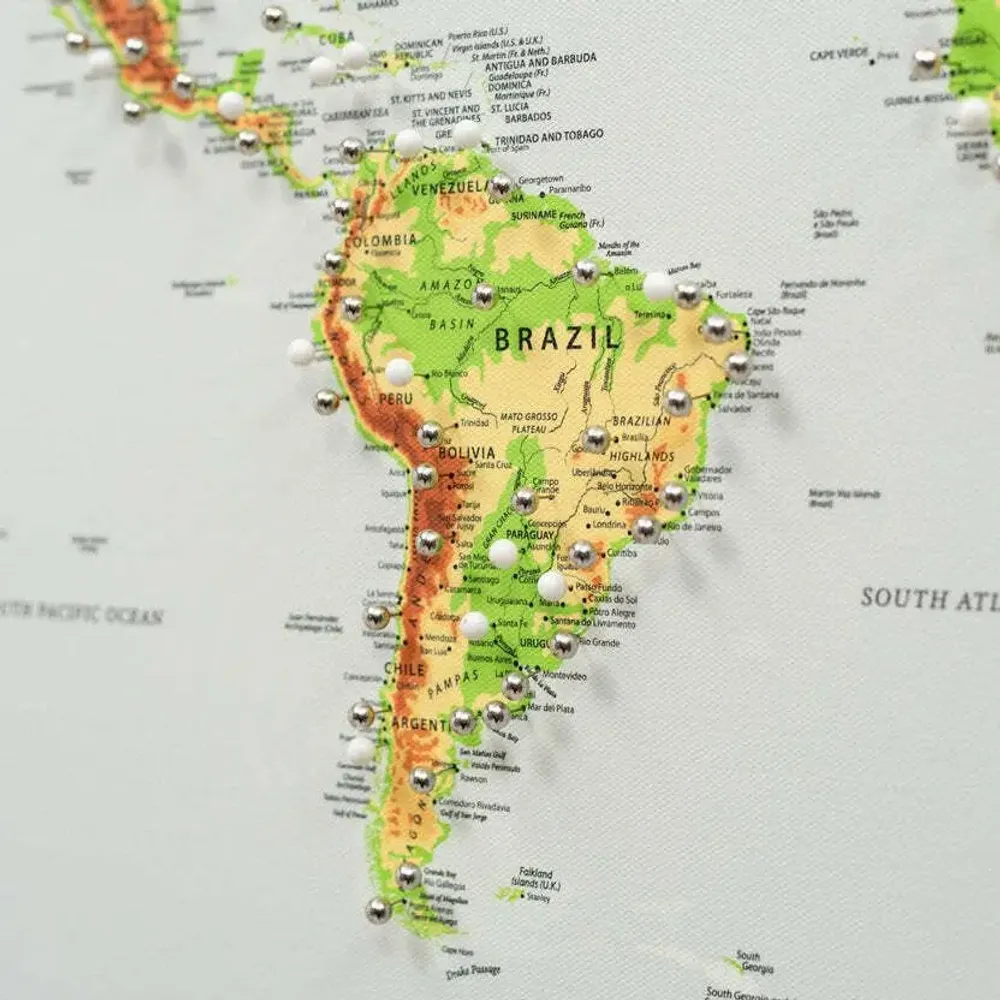 Decorative objects - Canvas Push Pins White - ENJOY THE WOOD