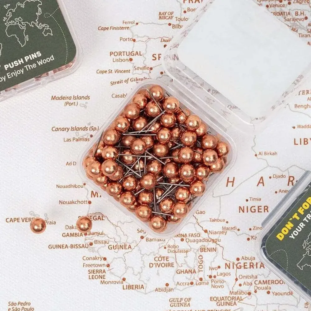 Decorative objects - Canvas Push Pins Rose Gold - ENJOY THE WOOD