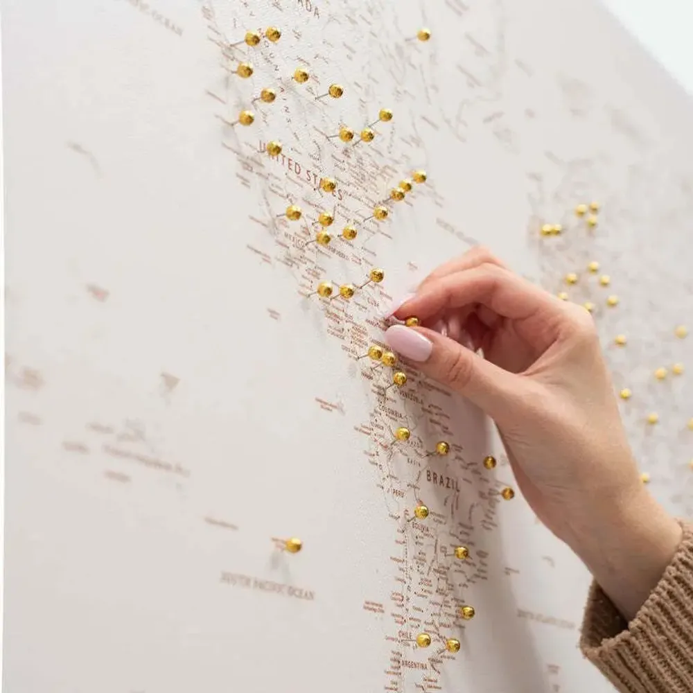 Decorative objects - Canvas Push Pins Gold - ENJOY THE WOOD