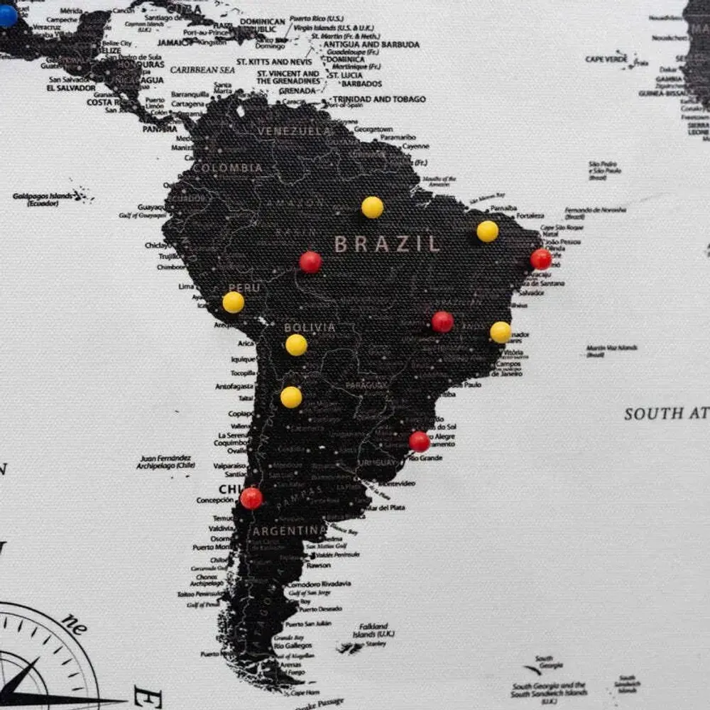 Objets de décoration - Punaises en toile rouges - ENJOY THE WOOD