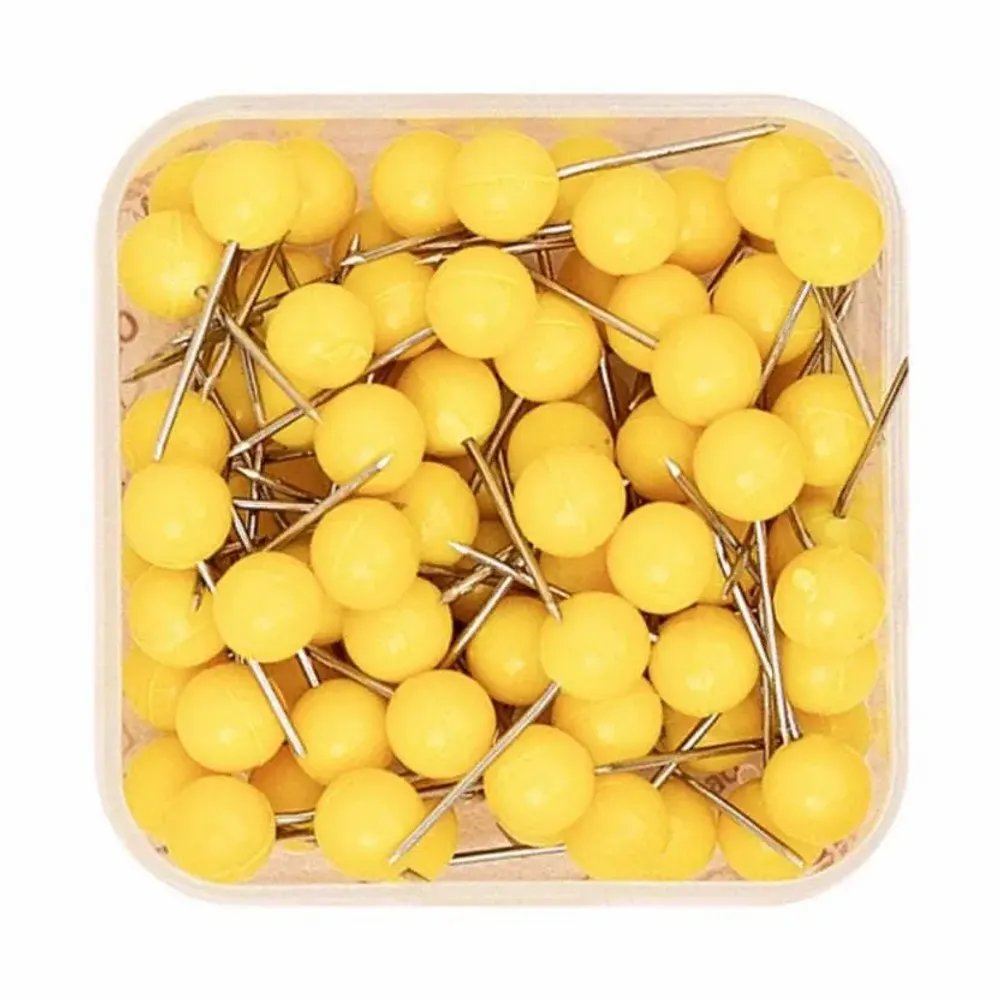 Decorative objects - Canvas Push Pins Yellow - ENJOY THE WOOD