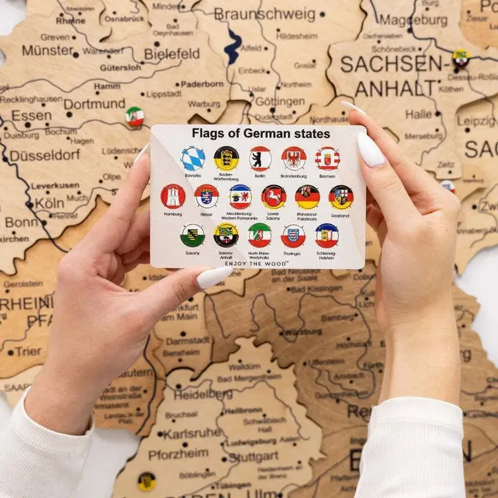 Decorative objects - Germany Flag Pins - ENJOY THE WOOD