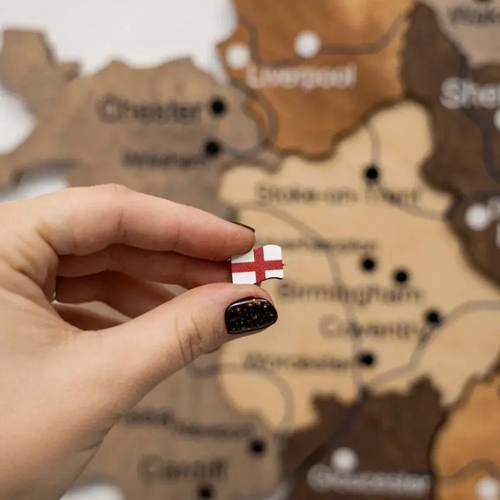 Decorative objects - United Kingdom Flag Pins - ENJOY THE WOOD