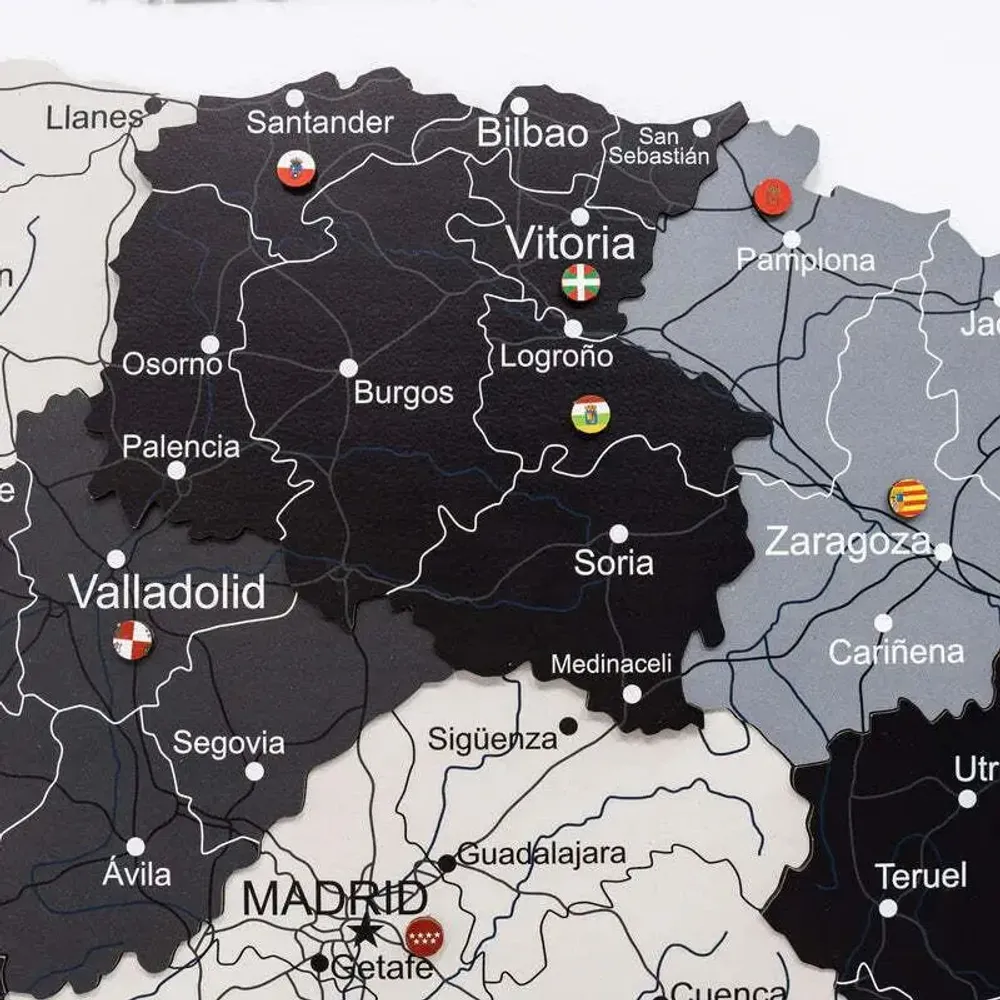 Other wall decoration - Wooden Map of Spain – Nordik L Prime - ENJOY THE WOOD