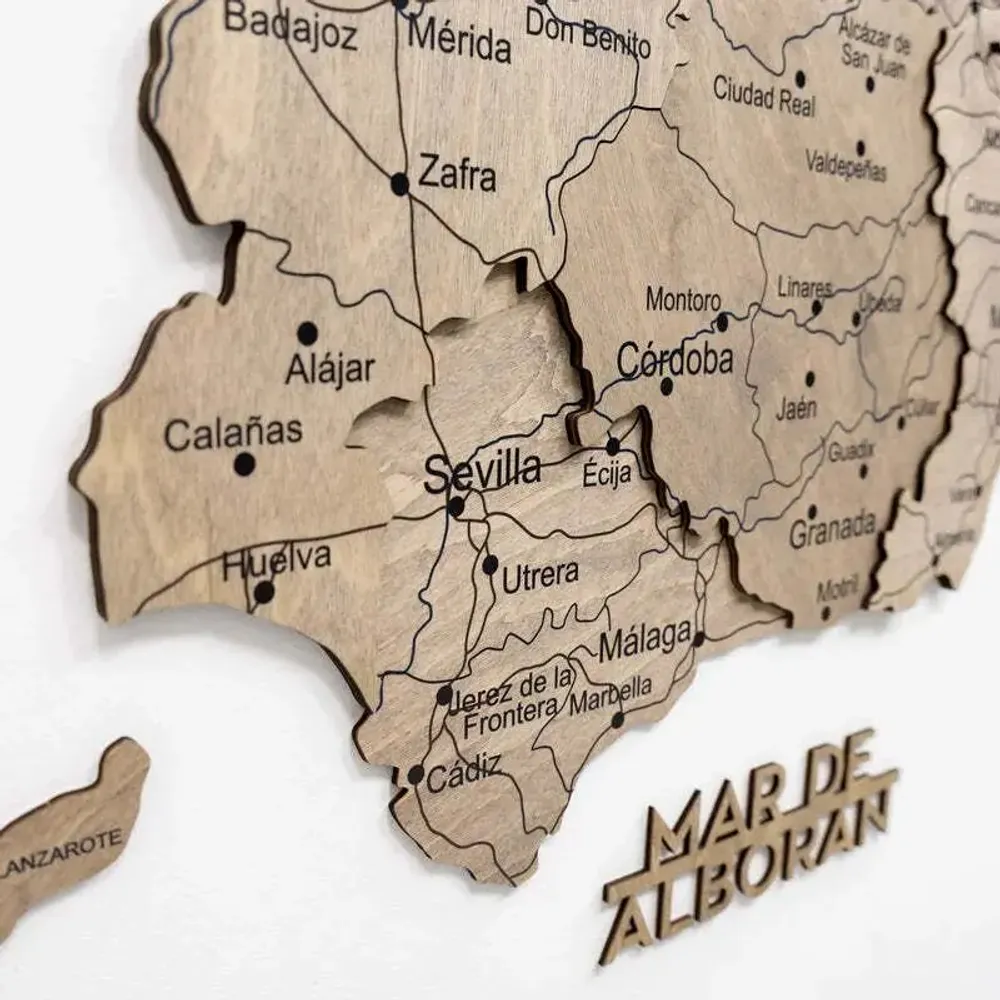 Other wall decoration - Wooden Map of Spain – Terra M Prime - ENJOY THE WOOD