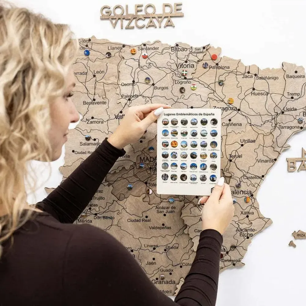 Objets de décoration - Épingles des monuments d'Espagne - ENJOY THE WOOD