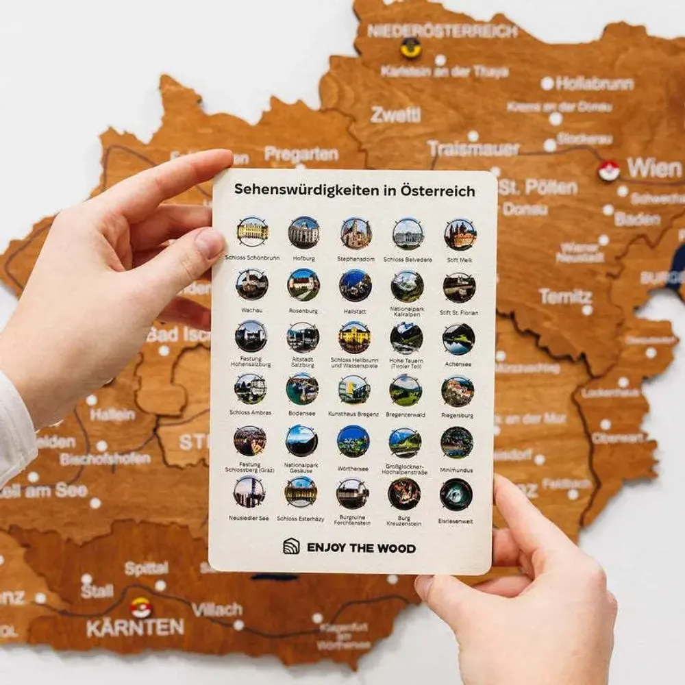 Objets de décoration - Repères de l'Autriche - ENJOY THE WOOD