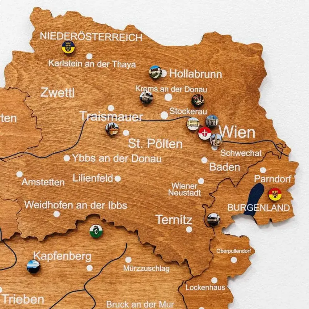 Objets de décoration - Repères de l'Autriche - ENJOY THE WOOD