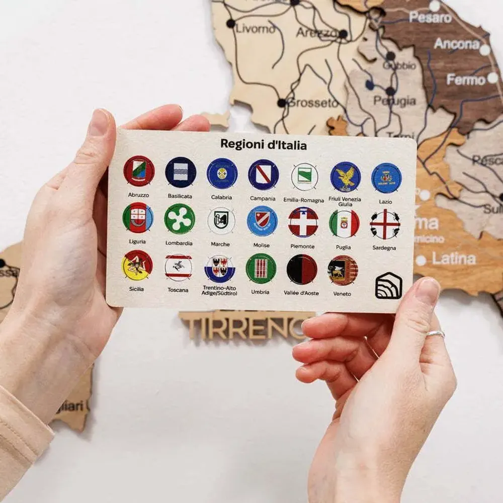 Decorative objects - Italy Flag Pins - ENJOY THE WOOD