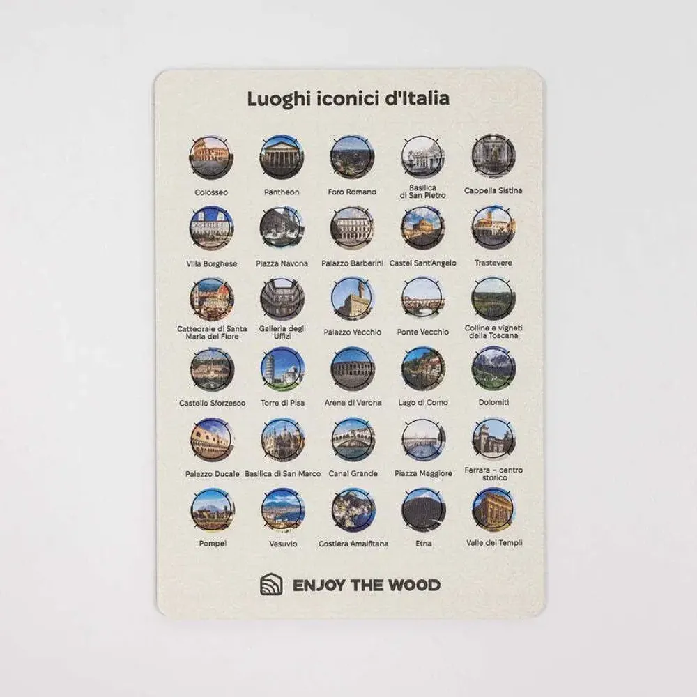 Objets de décoration - Épingles des monuments d'Italie - ENJOY THE WOOD