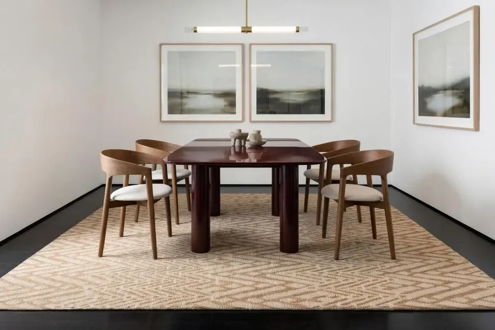 Tapis - Tapis Nomad Beige laine et lin - COCONO