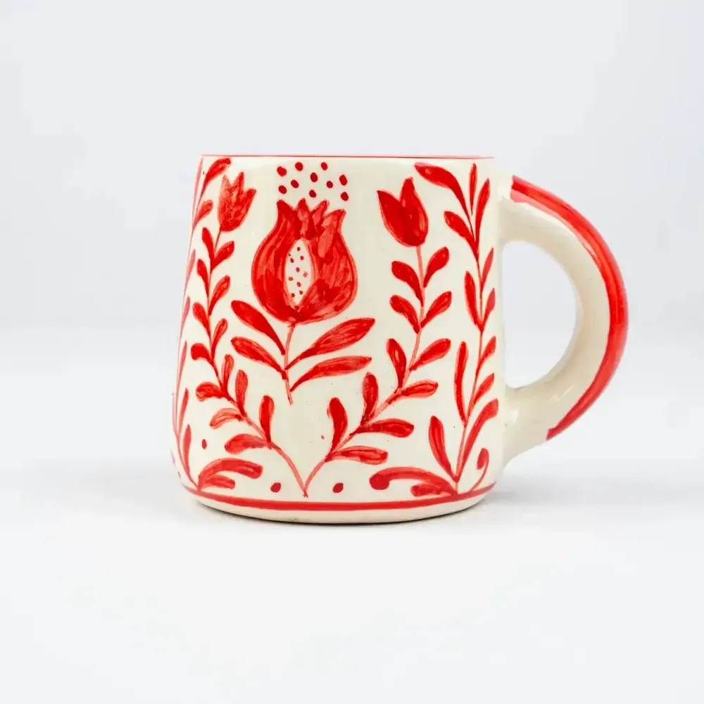 Mugs - Anaar Coffee Mugs - 3.5 X 3 Inches - CASA AMAROSA