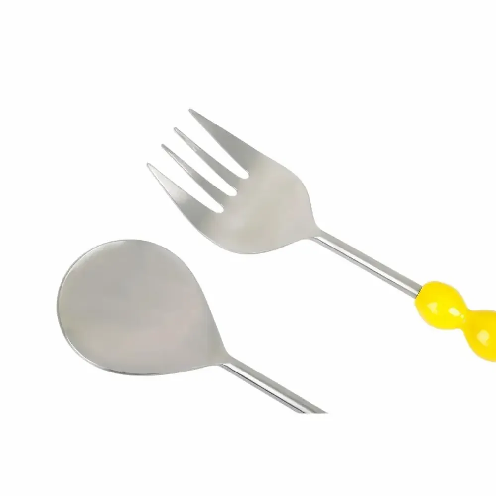 Ustensiles de cuisine - Pelle à salade avec manche en forme de tomate et citron, (Set de 2) - CASA AMAROSA