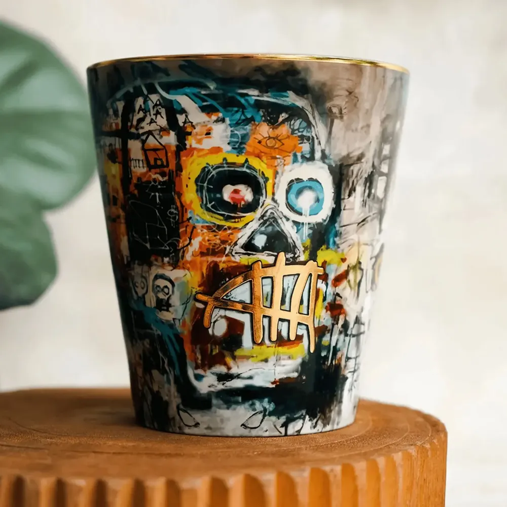 Candles - Calavera (Spicy Rose-Oud-Sandalwood) - Scented Ceramic Candle - 16cm - ARTITUDE HOME