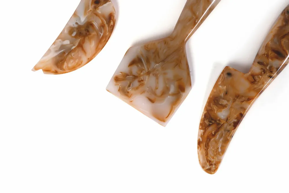 Couteaux - Ensemble de couteaux à fromage en résine (ensemble de 3) - 6 pouces - CASA AMAROSA