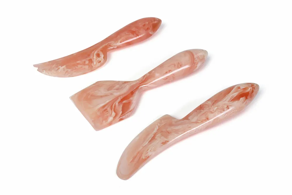 Couteaux - Ensemble de couteaux à fromage en résine (ensemble de 3) - 6 pouces - CASA AMAROSA
