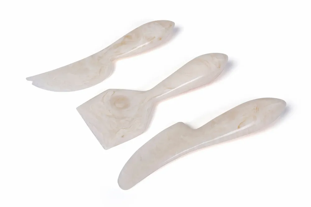 Couteaux - Ensemble de couteaux à fromage en résine (ensemble de 3) - 6 pouces - CASA AMAROSA