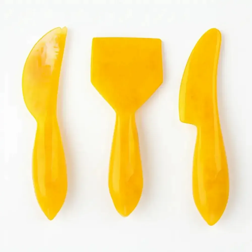 Couteaux - Ensemble de couteaux à fromage en résine (ensemble de 3) - 6 pouces - CASA AMAROSA