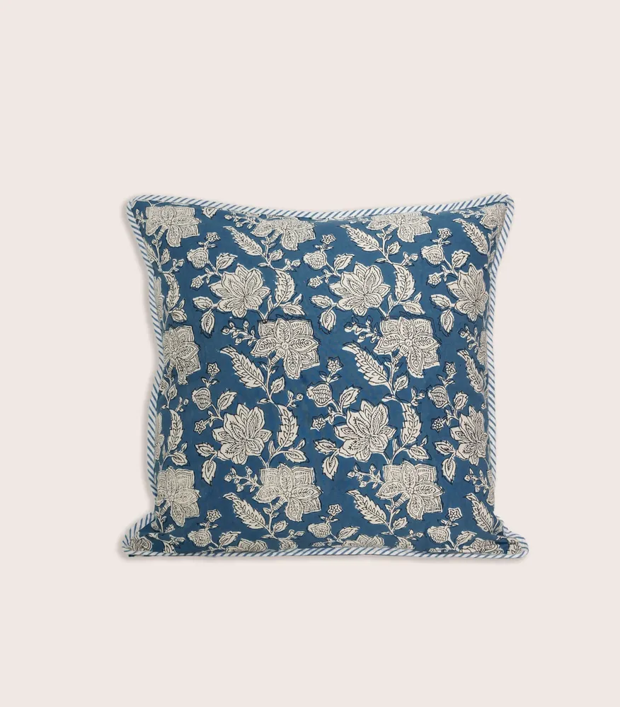Coussins textile - Housse de coussin RANG Light Blue - JAMINI BY USHA BORA