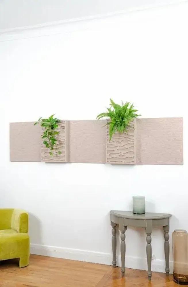 Decorative objects - Vegetal acoustic panel - Sand 60 × 40 - ARTENA VEGETAL