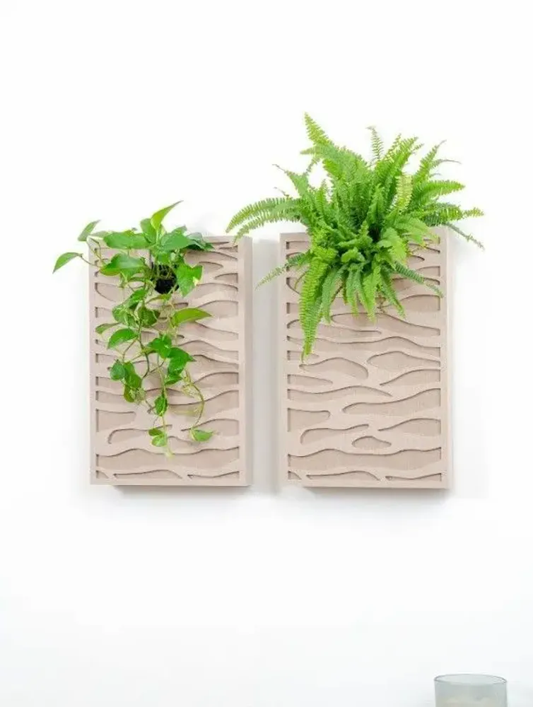 Decorative objects - Vegetal acoustic panel - Sand 60 × 40 - ARTENA VEGETAL