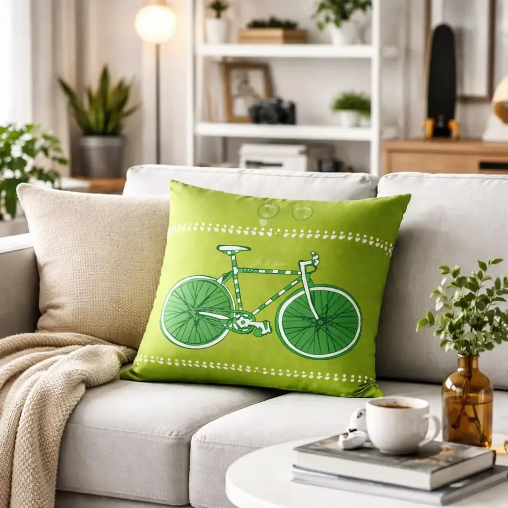 Coussins textile - Housse de coussin décoratif Bici 45 x 45 - Design by Juan de Lascurain - ARTDECORIS