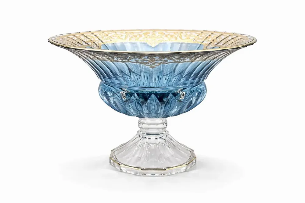 Bowls - decorated vases with gold - COMBI POLAND GLASS DECORATOR