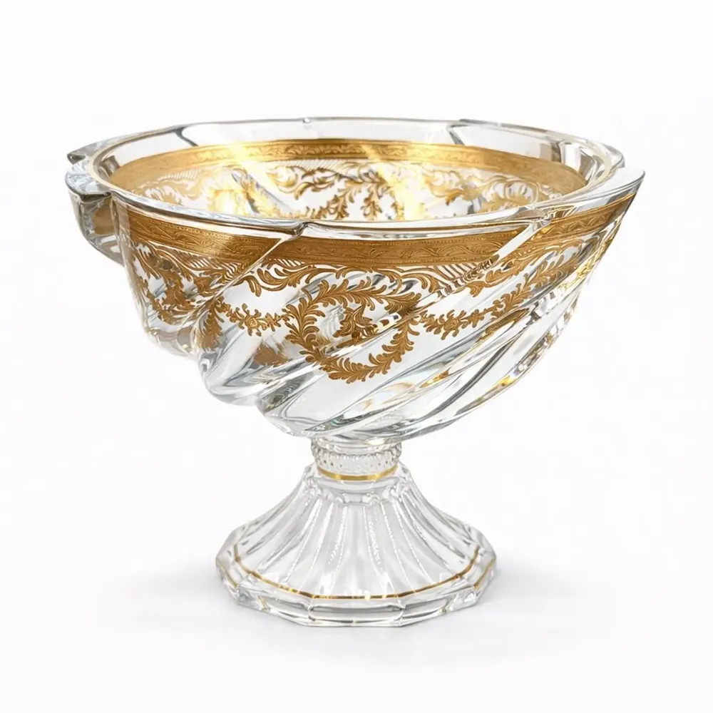 Bowls - decorated vases with gold - COMBI POLAND GLASS DECORATOR