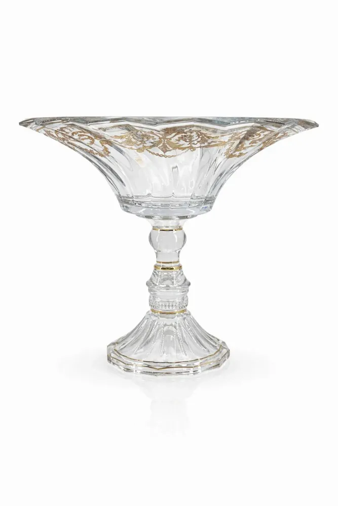 Bowls - decorated vases with gold - COMBI POLAND GLASS DECORATOR