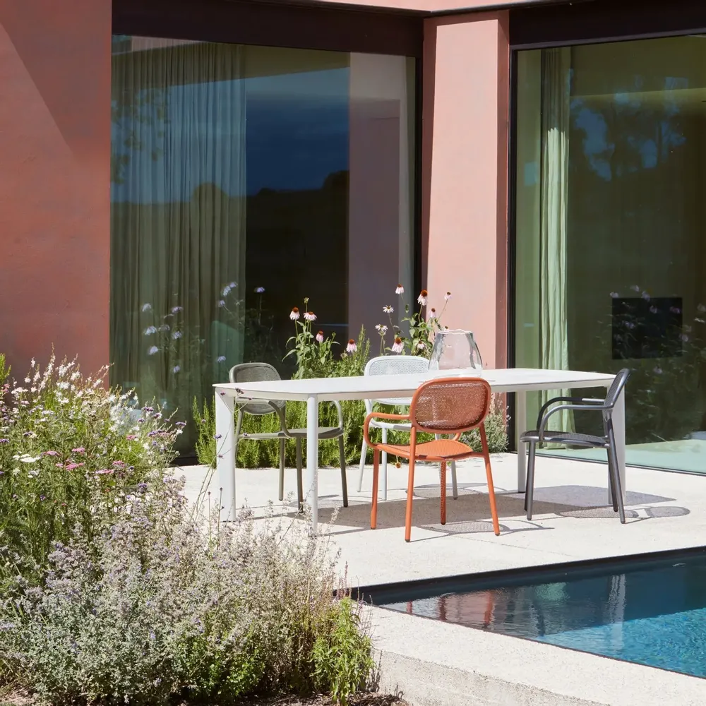 Lawn chairs - Gusto Stackable Armchair - JATI KEBON