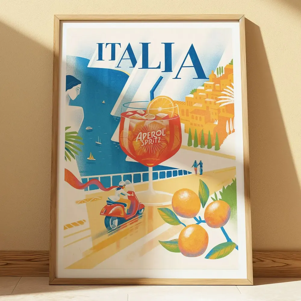 Affiches - Affiches d'art "Voyages" 50x70 cm, et 30x40 cm - WALL EDITIONS