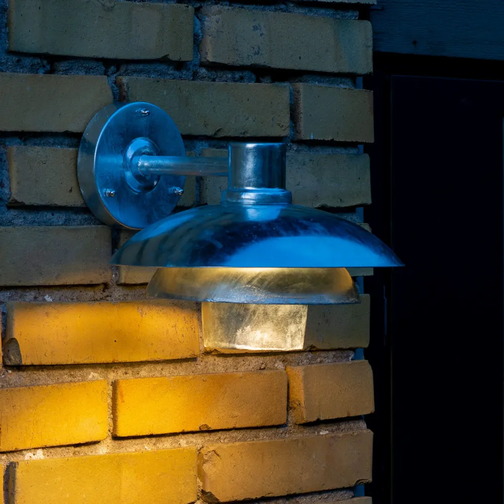 Outdoor floor lamps - Morph D24 Galvanized outdoor lamp - DYBERG LARSEN