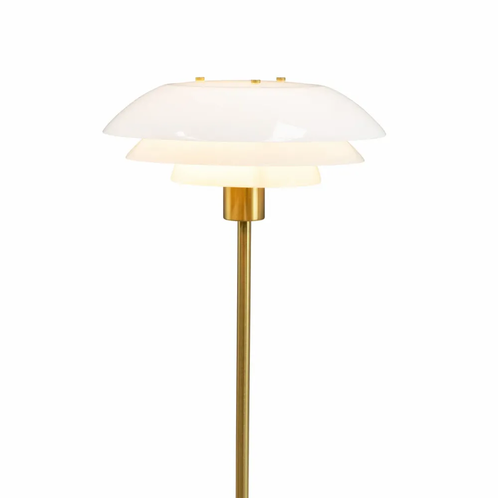 Table lamps - DL31 opal/ brass floor lamp - DYBERG LARSEN