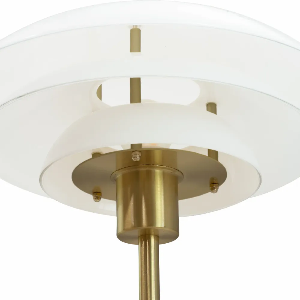 Table lamps - DL31 opal/ brass floor lamp - DYBERG LARSEN
