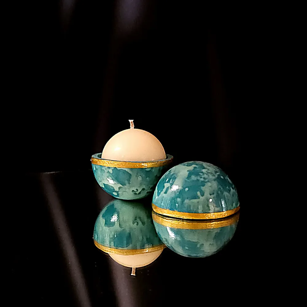 Cadeaux - bougie globe bollywood au jasmin - PONPON CURIOSITAS