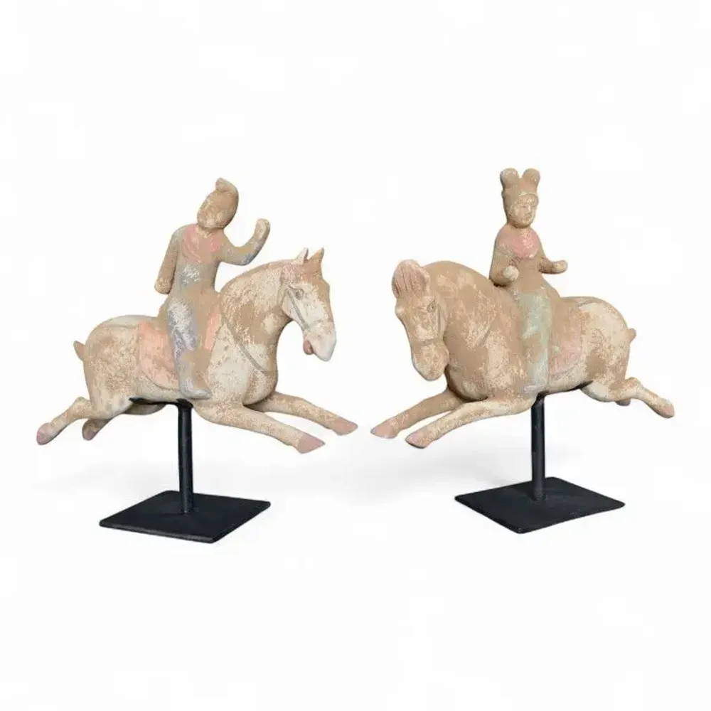Sculptures, statuettes and miniatures - Ceramic horse sculpture - PAGODA INTERNATIONAL