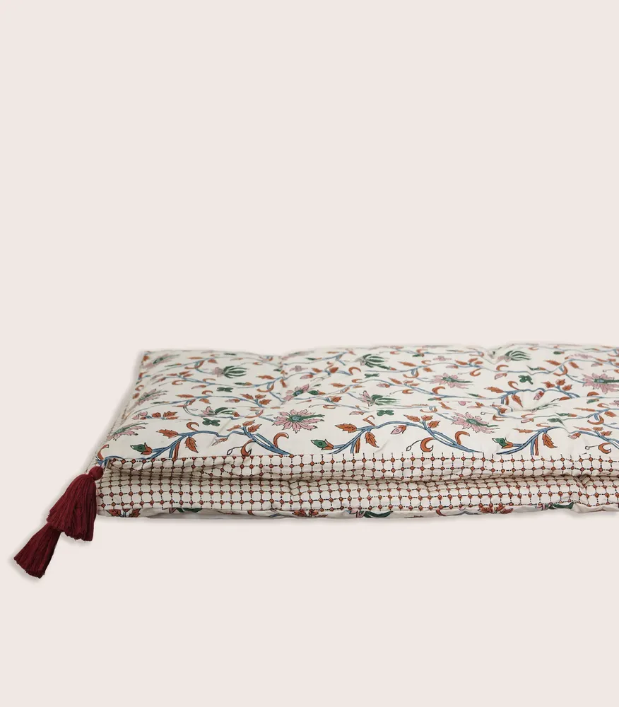 Bed linens - DINTY Orange Bed Runner - JAMINI BY USHA BORA